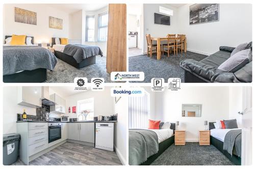 3BR House in Warrington Ideal for Contractors & Work Stays with Free WiFi and Free Street Parking