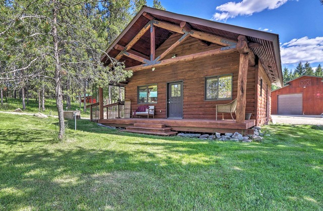 40-Acre Trego Resort Cabin w/Lake & Trails!