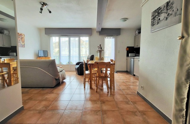 6-bed apartment close to the slopes