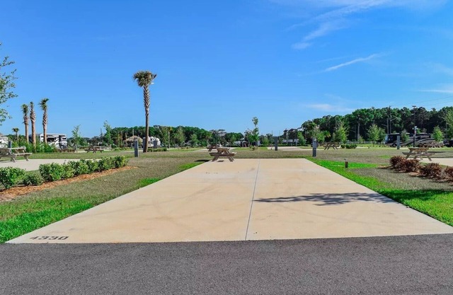 70' RV Pad at Champion's Run Luxury RV Resort with full hookups