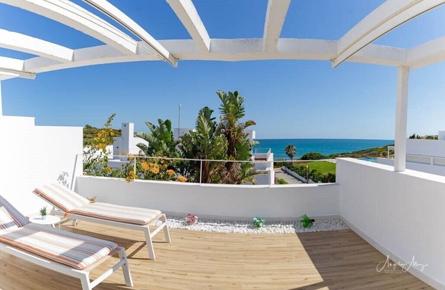 75m to the beach at Fuente del Gallo, 4 bed 3 bath
