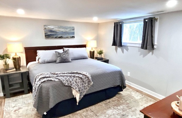 A beautifully renovated spacious 2 bedroom apartment with King Beds
