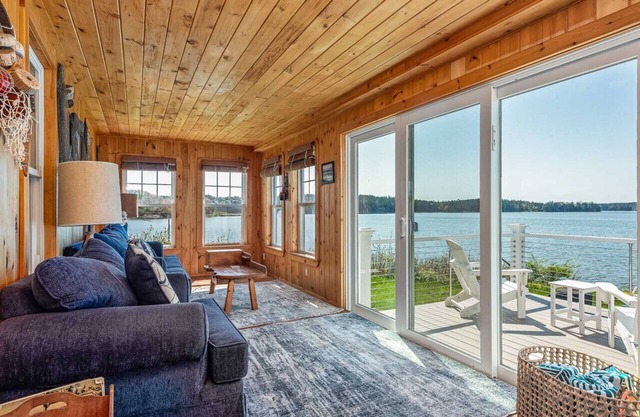 A charming Boothbay cottage, nestled at the end of Sawyers Island!