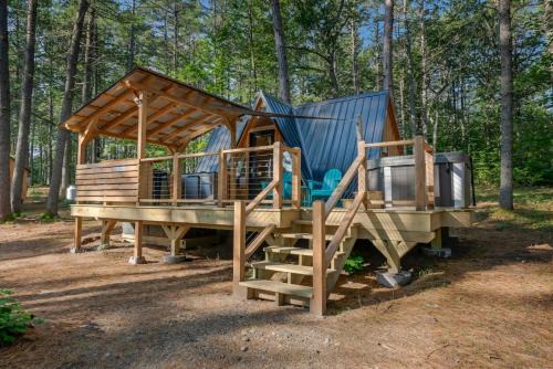 A Cozy A-Frame Escape with Hot Tub