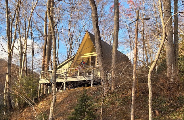 A-Frame of Mind in the Smoky's, a mountain retreat.