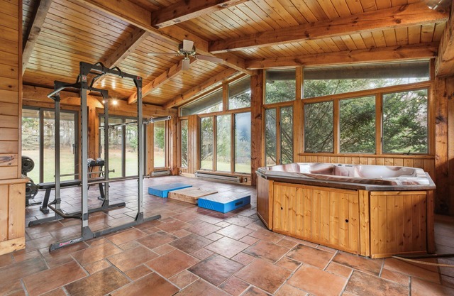 A-frame on 1.5 acres surrounded by pine trees. 10 minutes from downtown.