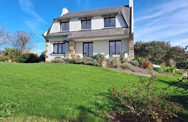 A haven of peace in the family-friendly Aber with sea views. Elegant and modern near the beach!