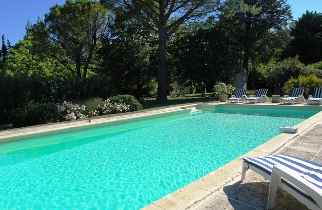 A lush garden near one of Provence's most beautiful villages