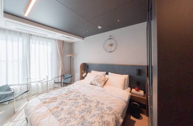 a luxurious studio apartment