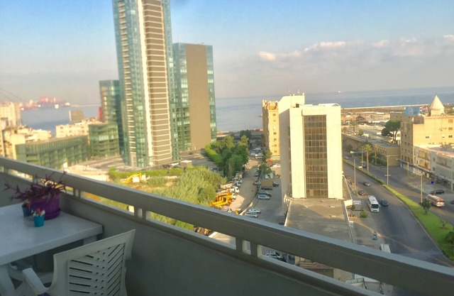 A penthouse overlooking the Mediterranean