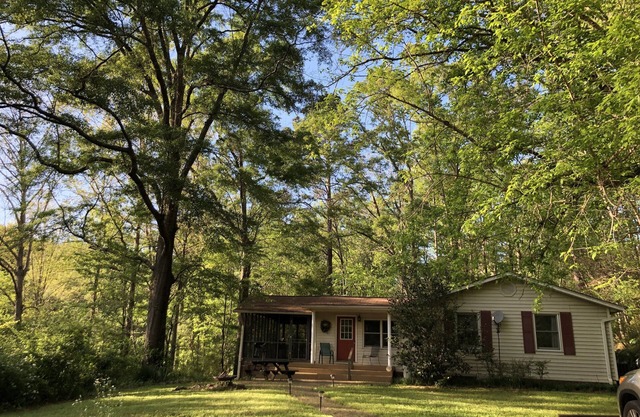A remote cabin surrounded by Forests, Creeks, and near Cheaha!