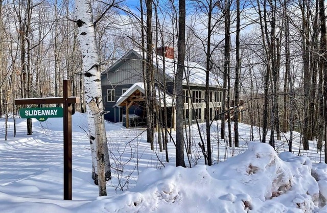 A Wonderful Vacation Home Set in the Woods with Unique Envelope Architecture