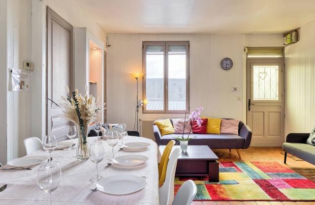 Agapanthes, jolie maison de ville à Rouen avec extérieur, terrasse