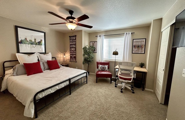 Airport convenience, city access.