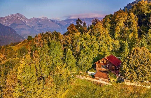 Alps Chalet for Big Group with Sauna & Yoga Terrace