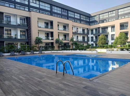 Amber Pool View Studio at Embassy Gardens