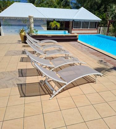 Anthurium - Chambre à la Palmeraie dorée