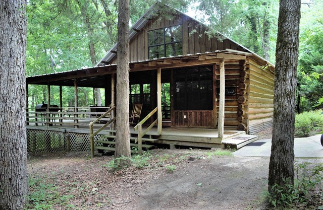 Antlers - An authentic log cabin experience in the forest at Stag Leap Cabins!
