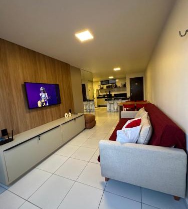 Apart amplo, equipado e cama king