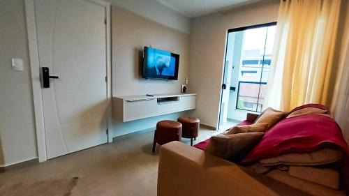 Apartamento a 500mt do mar, perto do Beto Carrero, com ar condicionado