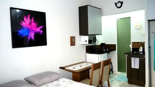 Apartamento tipo studio com uma linda sacada