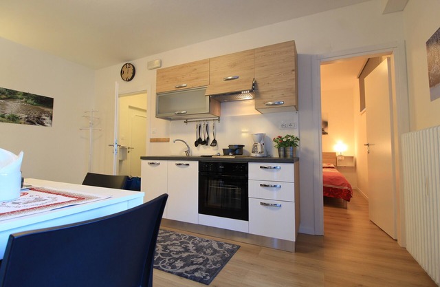 Apartm: in the center of a ski resort, a few minutes from the ski lift and spas