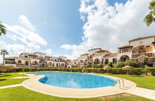 Apartment 'Al Andalus Residencial Vera Playa 2' with Shared Pool, Wi-Fi and Air Conditioning
