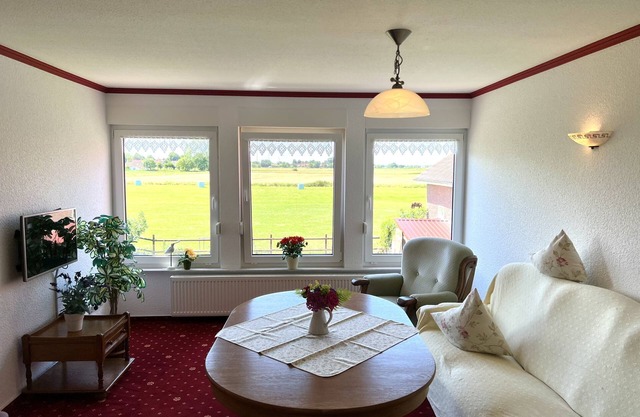 Apartment 'Heuboden, 80qm' with Shared Terrace, Shared Garden and Wi-Fi