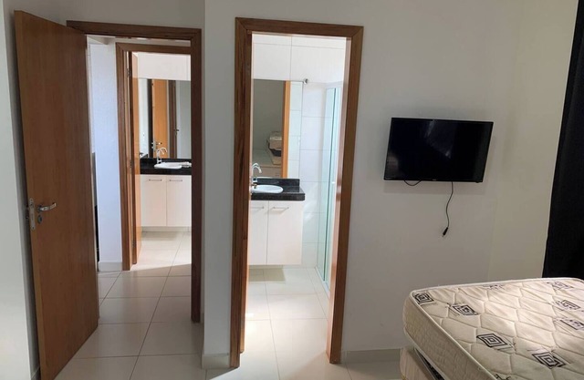 Apartment in Praia Grande with parking, close to the sea