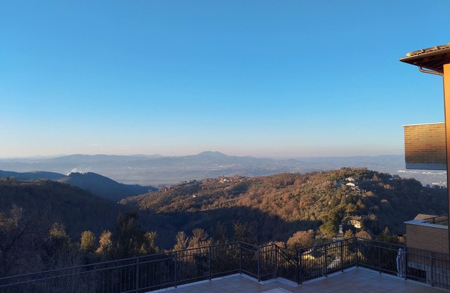 Apartment surrounded by greenery with panoramic swimming pool, pets allowed