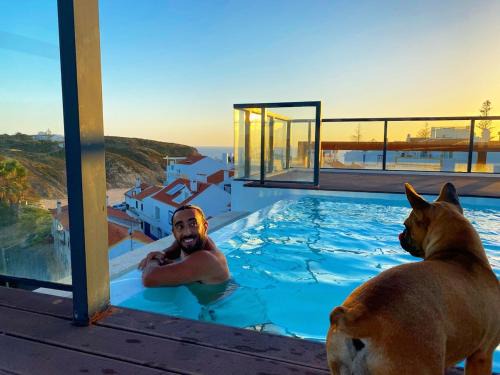 Apartment T3, sea view, swimming pool- Casa do Mar