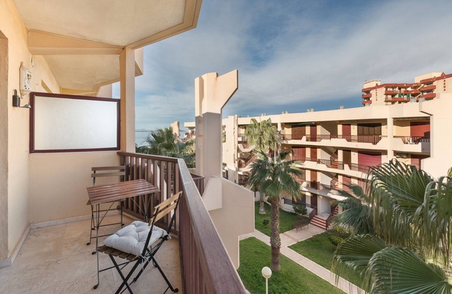 Apartment 'Tu Paraíso En La Manga' with Sea View, Shared Pool and Private Terrace