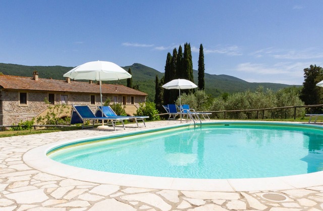 Apartment with one bedroom, kitchen, bathroom Garden and shared pool