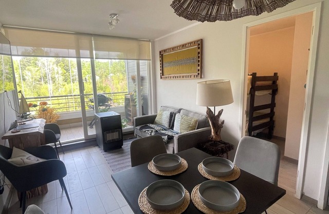 Apartment with view of the Villarrica Volcano