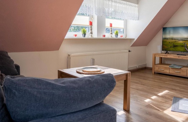 Appartement/fewo, Dusche OG, WC, 2 Schlafräume OG - Ferienwohnung Schützenweg 10A