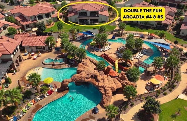 Arcadia 4/5 | Perfect Poolside Location * Sleeps 36 * Balcony Views