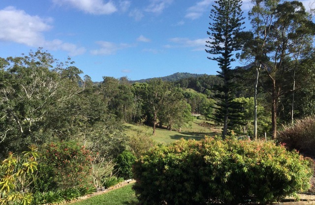 Ashcroft - fully self contained studio, pool, mountain views, Tweed Art Gallery.