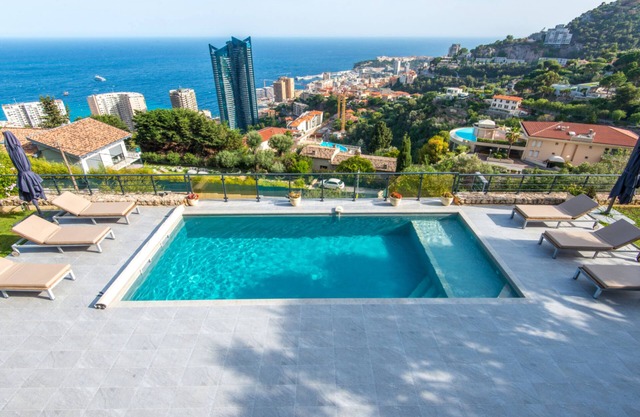 At the gates of Monaco Magnificent Sea View Villa and Heated Pool