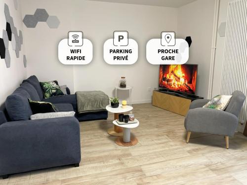 Au cœur des Arènes - Parking privé