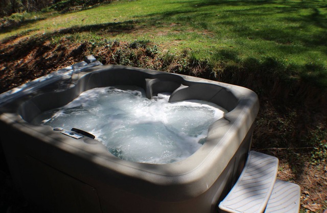Backyard Studio with Hot Tub