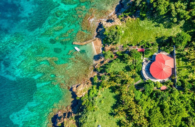 Beach access and private dock