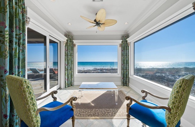 "Beach Castle" |Private Beachfront home with heated pool, ping pong and pool table!