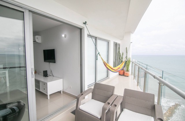 Beach Front Condo Steps Away from the Historical Center