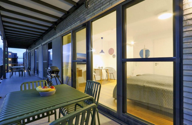 Beach front apartment