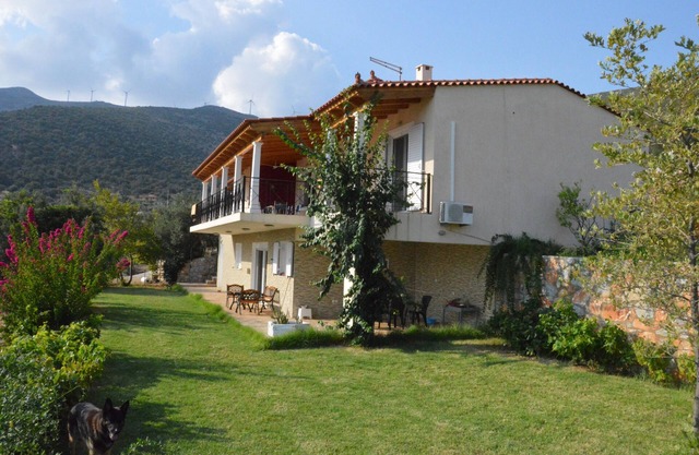 Beach Front Villa in Euboea with Superb View