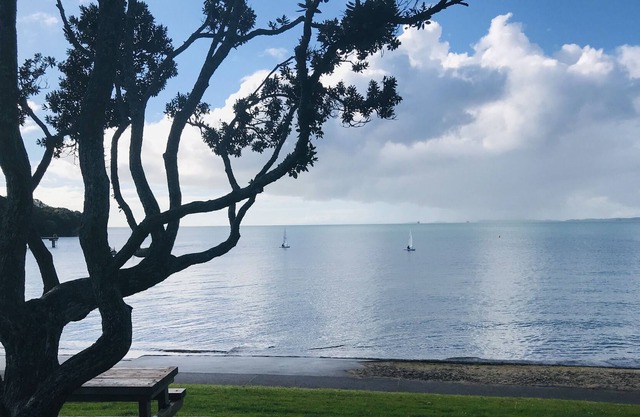 Beach Lodge with sea view