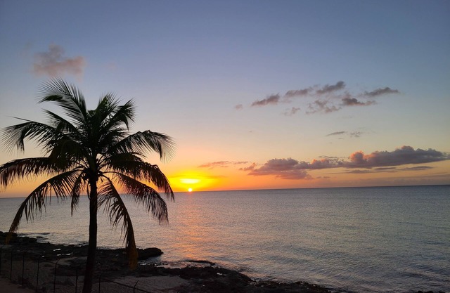 Beachfront Condo-faces west with amazing sunsets and snorkeling.