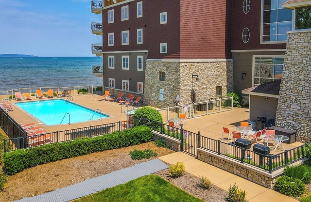 Beachfront Traverse City Resort Condo w/Pool