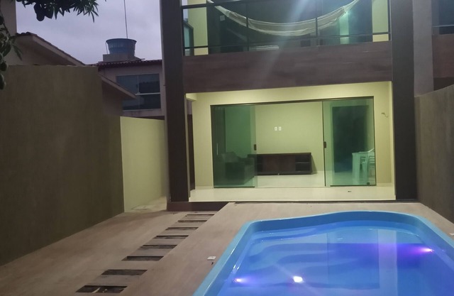 Beautiful and cozy 4 bedroom house with pool in front of the Serrambi natural pools