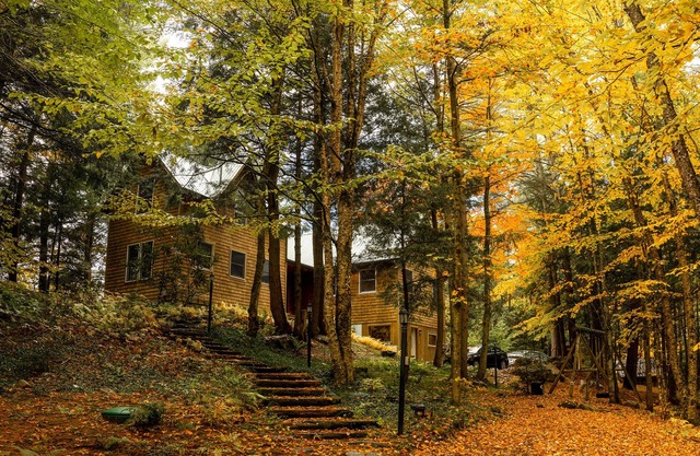Beautiful Cedar Chalet Overlooking Jay Branch